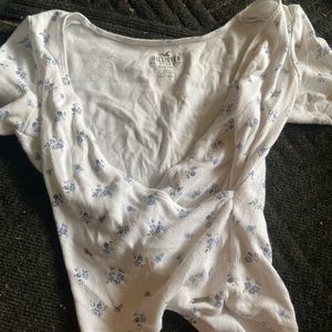 Hollister Floral Baby Tee